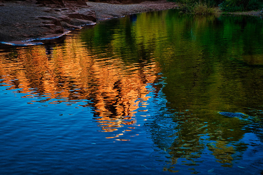 Cathedral Rock Reflections #3 - Sedona Photograph by Stuart Litoff