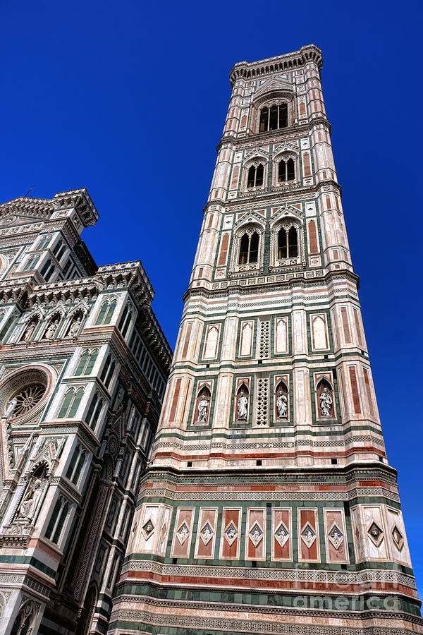 Cathedral Santa Maria del Fiore Bell Tower Photograph by Olivier Le Queinec
