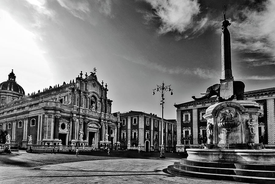 Cathedral square Catania #1 Photograph by Al Fio Bonina