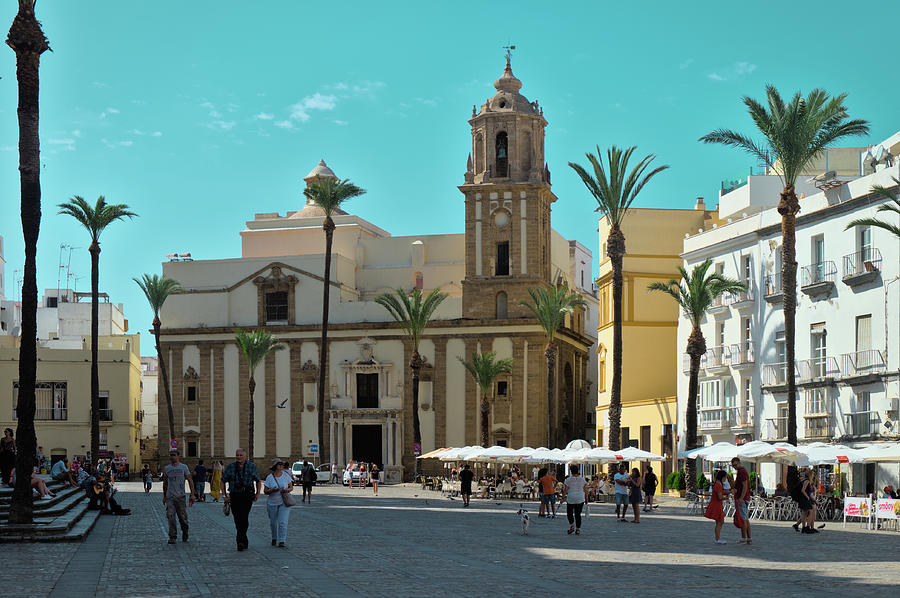 Cathedral Square in Cadiz Photograph by Angelo DeVal