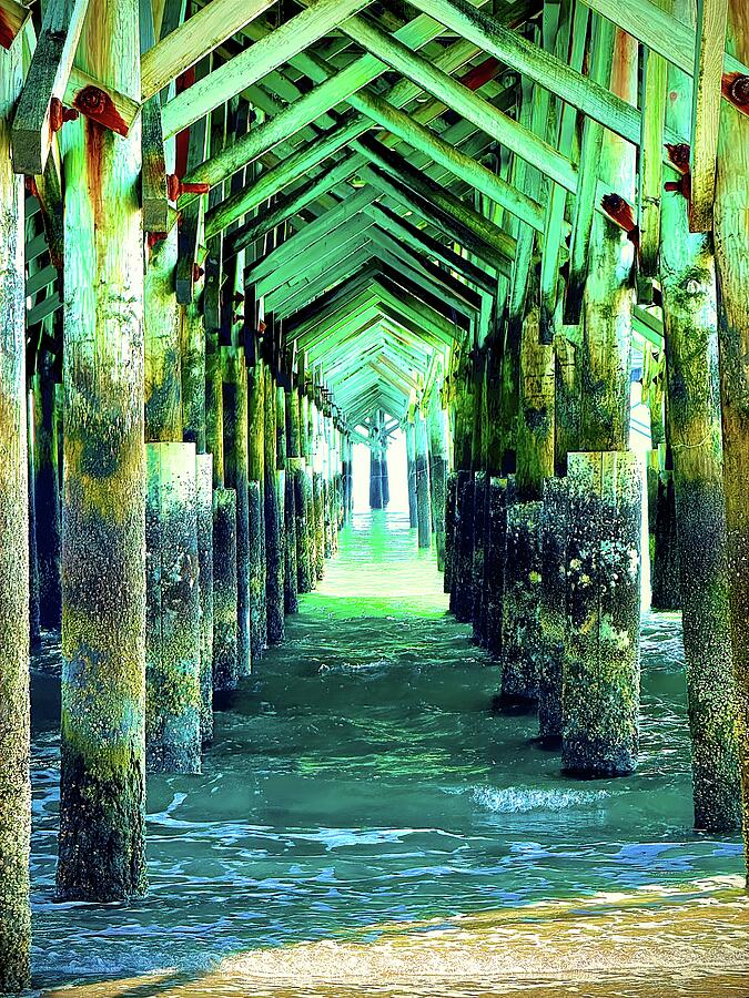 Cathedral Under Apache Pier Photograph by Bill Swartwout Cathedral Under Apache Pier Photograph by Bill Swartwout