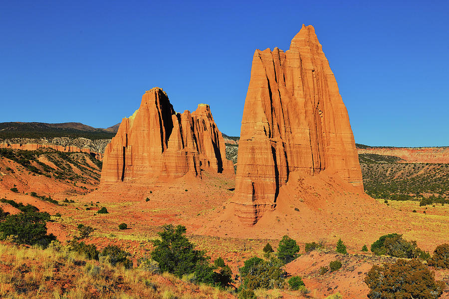 Cathedral Valley Monoliths Photograph by Greg Norrell