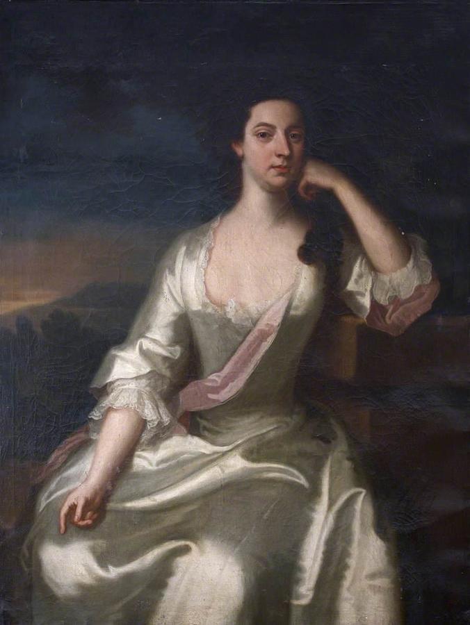 Catherine Poulett Lady Parker 1706-1758 Painting by Enoch Seeman