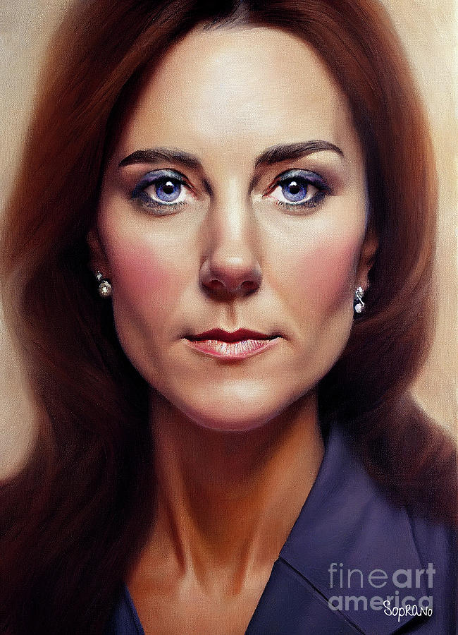 Catherine, Princess of Wales Painting by Michael Soprano - Fine Art America