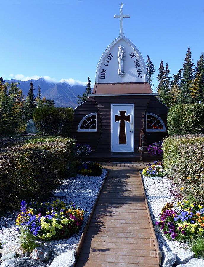 Catholic Church - Haines Junction - Yukon Photograph by Phil Banks