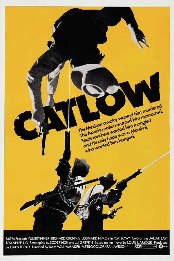 CATLOW -1971-, directed by SAM WANAMAKER. Photograph by Album