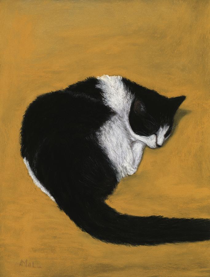 Catnap Painting by Anastasiya Malakhova