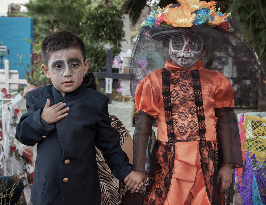Day Of The Dead Photograph - Catrines on the Day of the Dead in Mexico by Dane Strom Day Of The Dead Photograph - Catrines on the Day of the Dead in Mexico by Dane Strom
