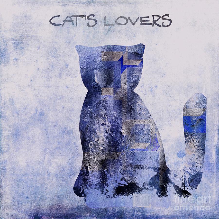 Cats Lovers  - 01c519d Mixed Media by Variance Collections