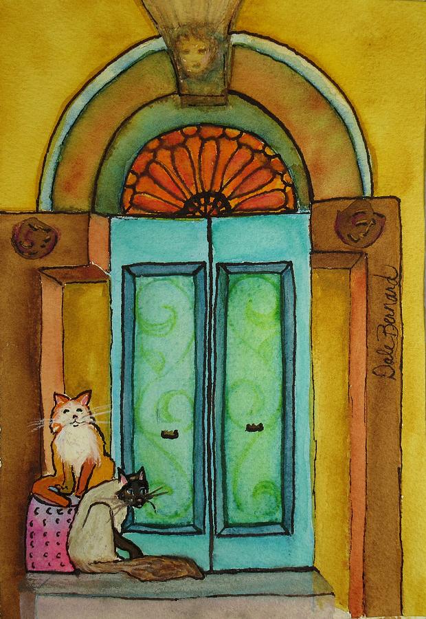 Cats Villa Painting by Dale Bernard