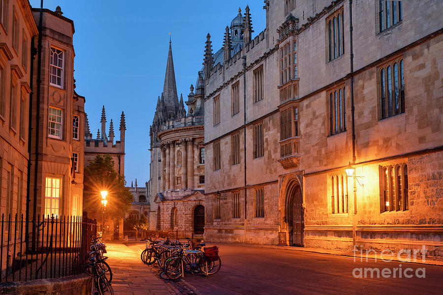 Catte Street Oxford at Dawn Photograph by Tim Gainey