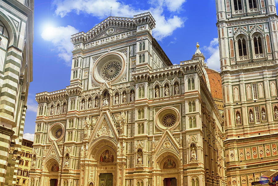 Cattedrale di Santa Maria del Fiore or Il Duomo di Firenze, Italia Photograph by Elenarts - Elena Duvernay photo