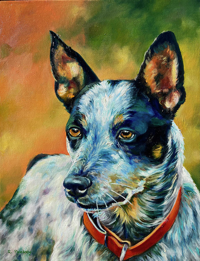 Dog Painting - Cattle Dog by Robert and Jill Pankey
