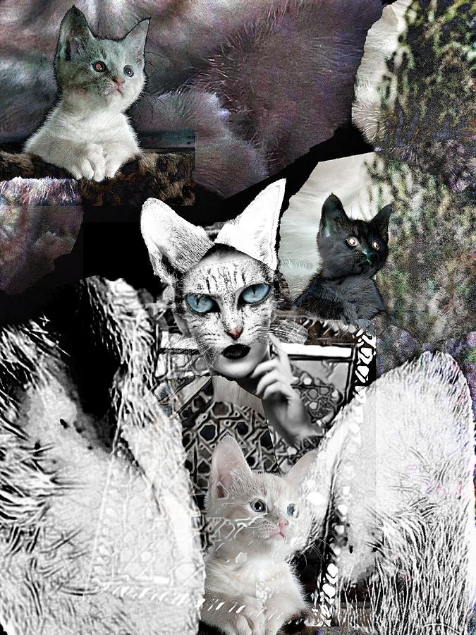 Surrealism Digital Art - Catwoman by Gunilla Munro Gyllenspetz Surrealism Digital Art - Catwoman by Gunilla Munro Gyllenspetz