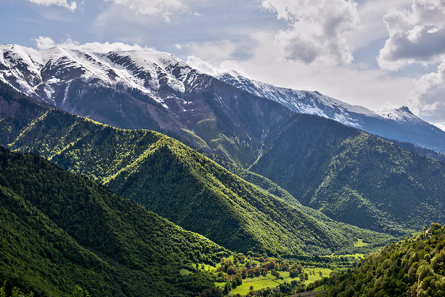 Caucasian mountain valley of Georgia Photograph by Feifei Cui-Paoluzzo