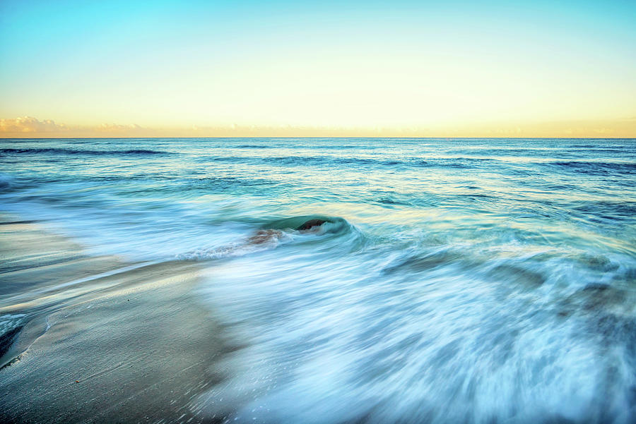 Caught In The Flow La Jolla Coast Photograph by Joseph S Giacalone