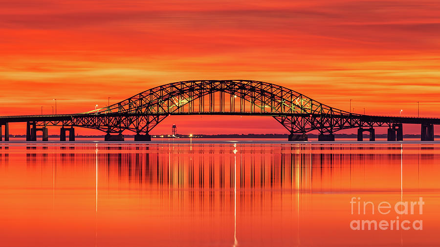 Causeway Bridge at Daybreak Photograph by Sean Mills