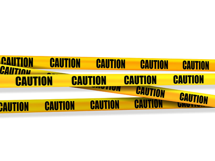 Caution Tape Drawing by Amtitus Caution Tape Drawing by Amtitus