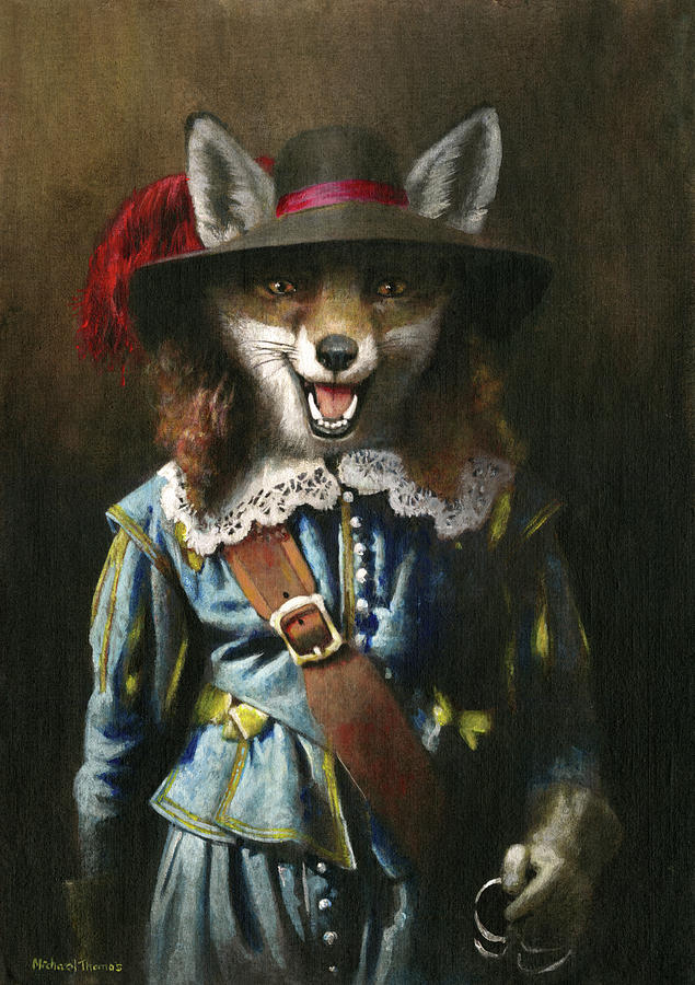 Cavalier Fox Painting