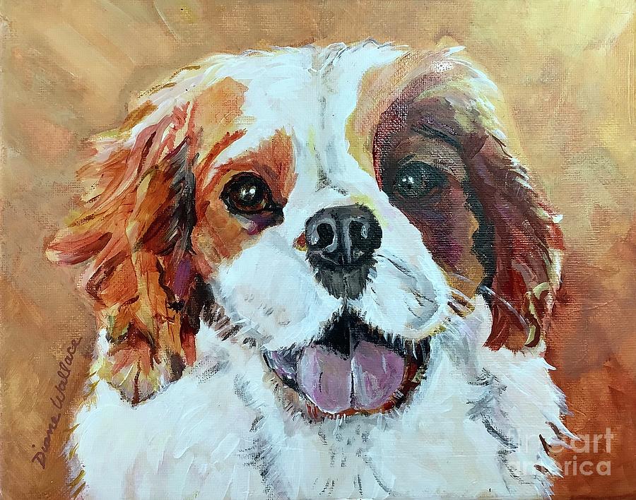 Cavalier Love Painting by Diane Wallace