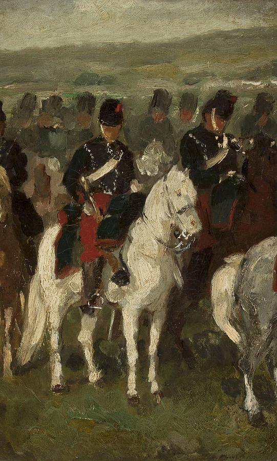Cavalry Drawing by Piotr Michalowski Fine Art America