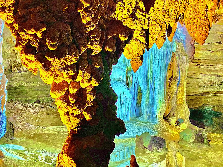 Cave Colors Photograph by Michael Oceanofwisdom Bidwell