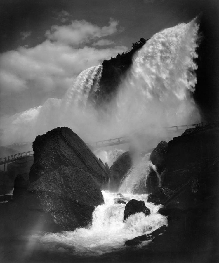 Cave Of The Winds - Niagara Falls - Circa 1888 Photograph by War Is Hell Store