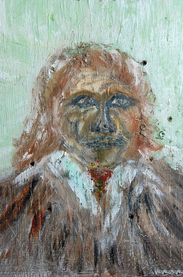 Caveman Painting by David McCready