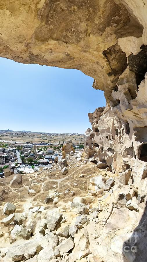 Cavusin village of Cappadocia in Turkey Digital Art by Benny Marty
