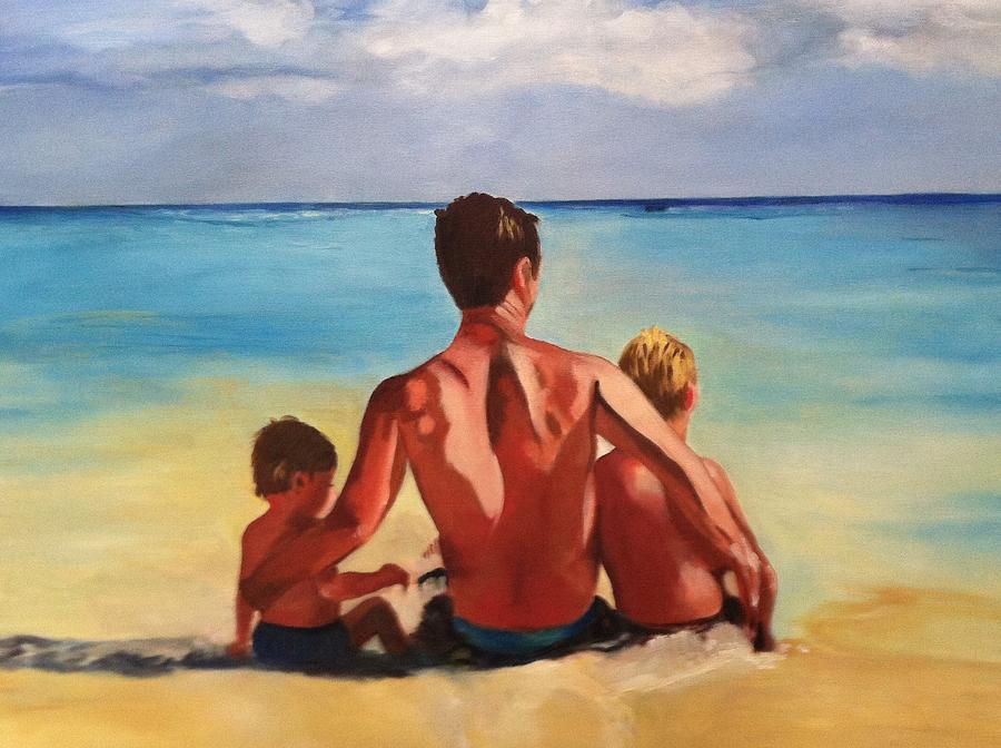 Cayman Holiday Painting by Juliette Becker