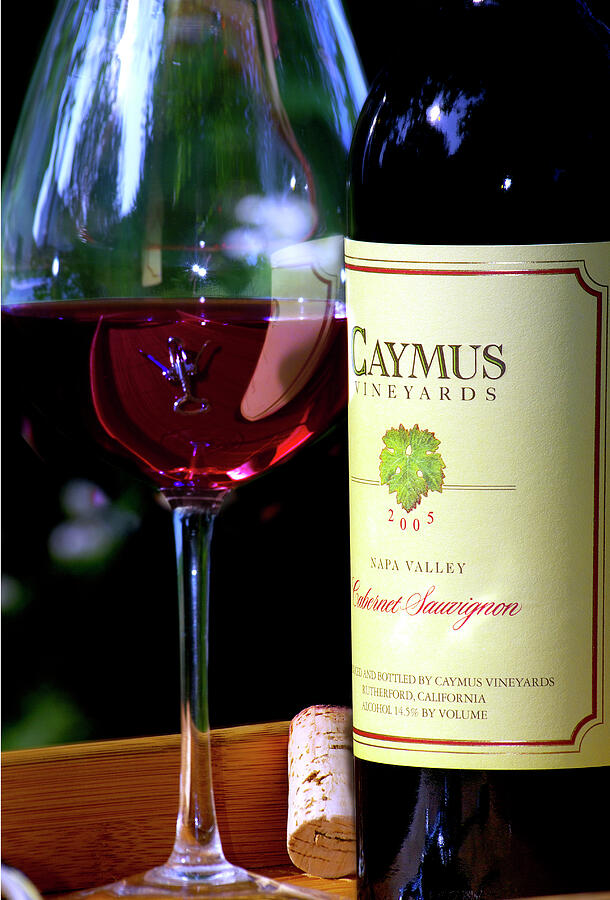 Caymus Wine Bottle  Photograph by Kenneth Lane Smith