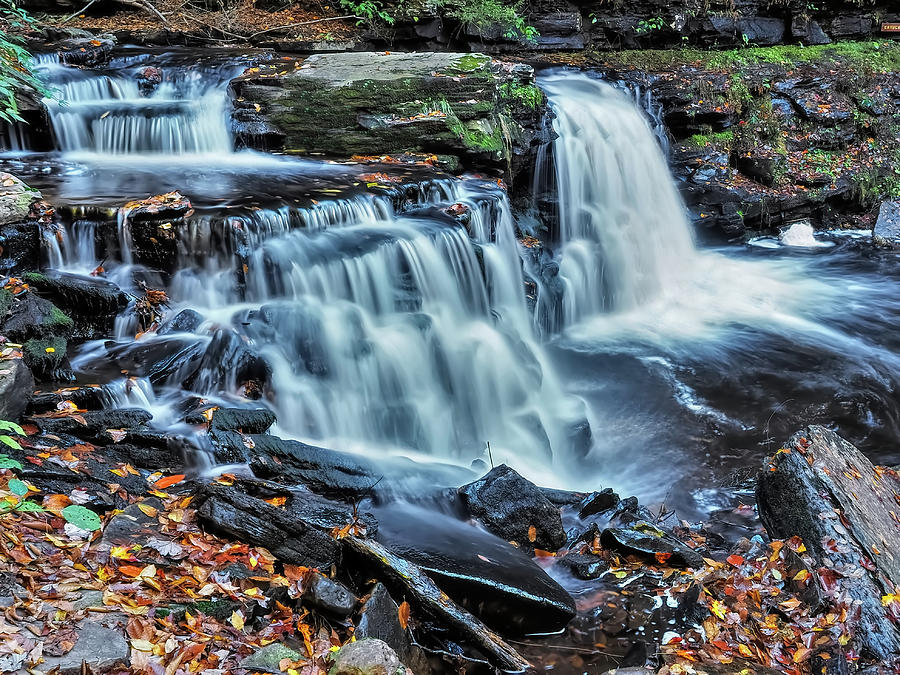 Cayuga Falls 2, Ricketts Glen State Park Photograph by Bearj B Photo Art