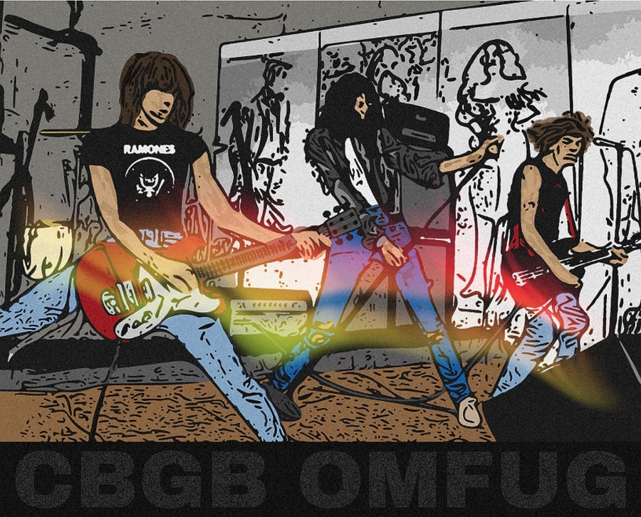 Cbgb Omfug Digital Art by Christina Rick