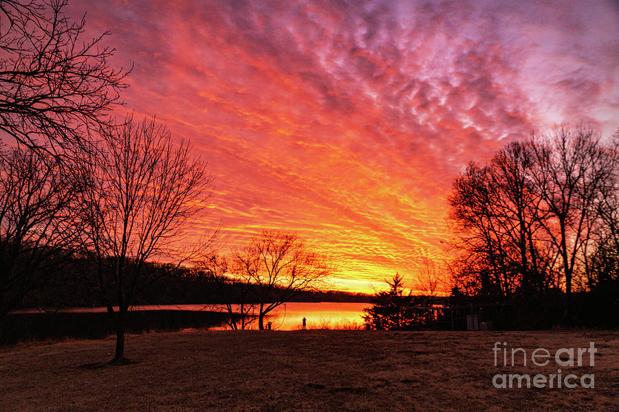 Fire in the Sky Photograph by Lynn Sprowl