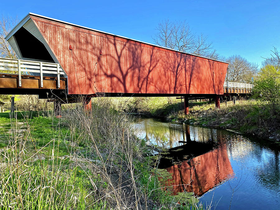 Cedar Covered Bridge Madison County Photograph by Todd Aaron