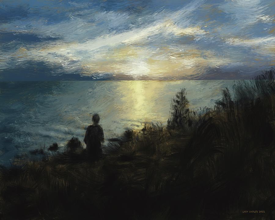 Cedar Key Sunset  Painting by Larry Whitler