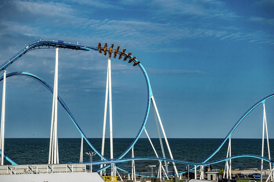 Cedar Point Gatekeeper Roller Coaster 2021 Photograph by Dave Morgan