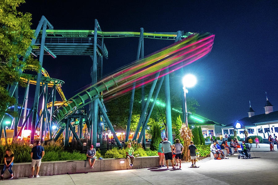 Cedar Point Sandusky Ohio Raptor Roller Coaster In 2021 Photograph by Dave Morgan