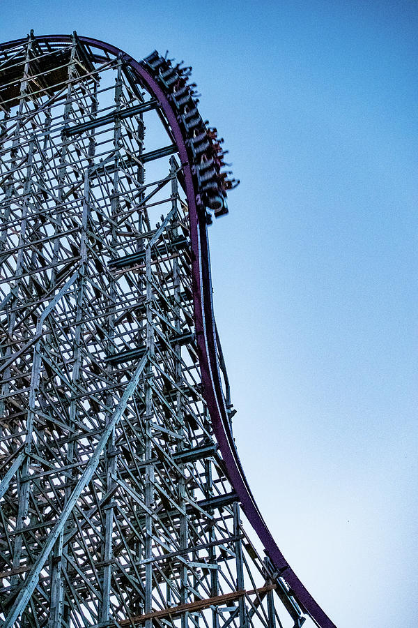 Cedar Point Sandusky Ohio Steel Vengeance Roller Coaster Photograph by Dave Morgan