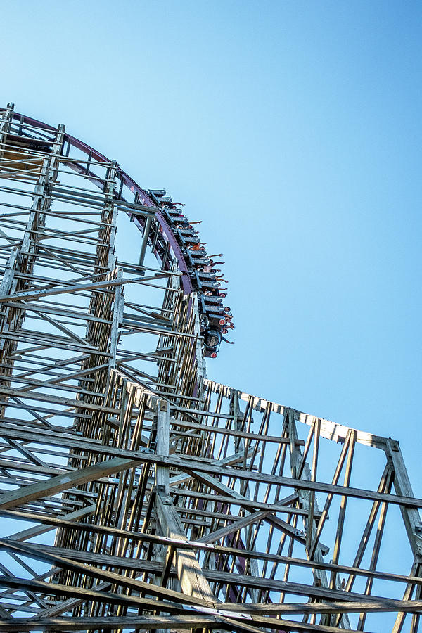 Cedar Point The Steel Vengeance Roller Coaster Photograph by Dave Morgan