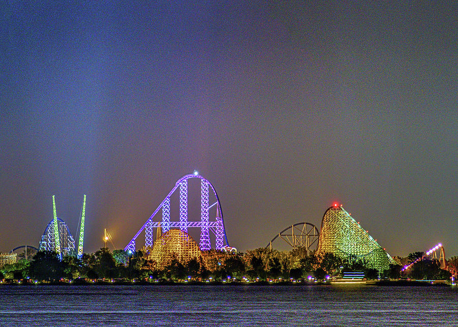 Cedar Point View Of The Millennium Force In 2018 Photograph by Dave Morgan