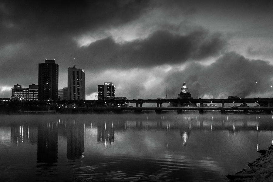 Cedar Rapids, Iowa Stormy Reflection Photograph by Rylee Holub - Fine ...