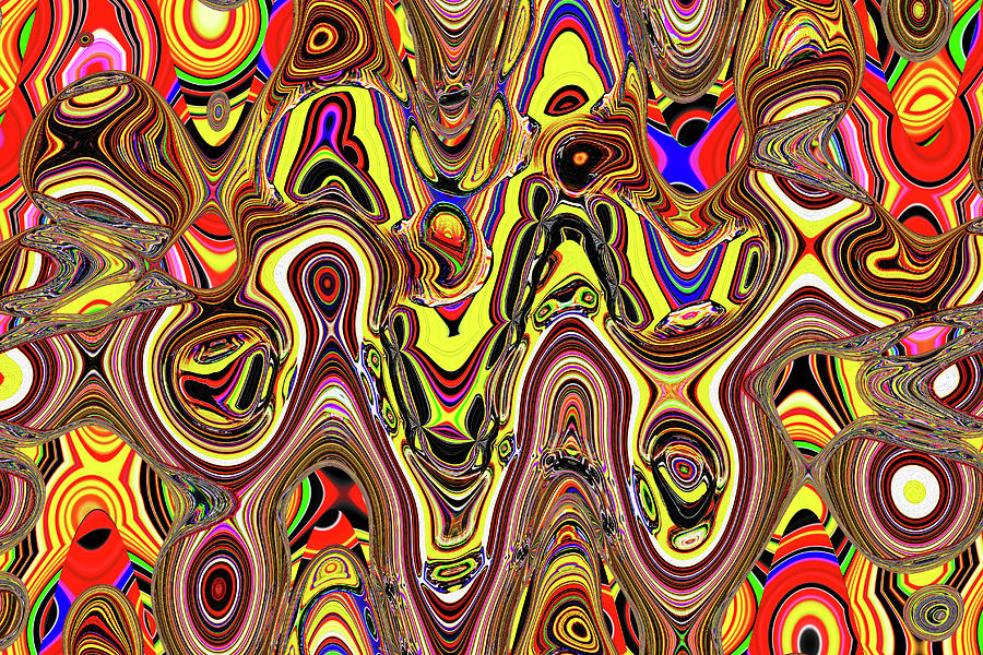 Cedar Tree Bark Abstract Digital Art by Tom Janca