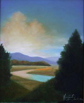 Cedar view Painting by Marguerite Anderson - Pixels