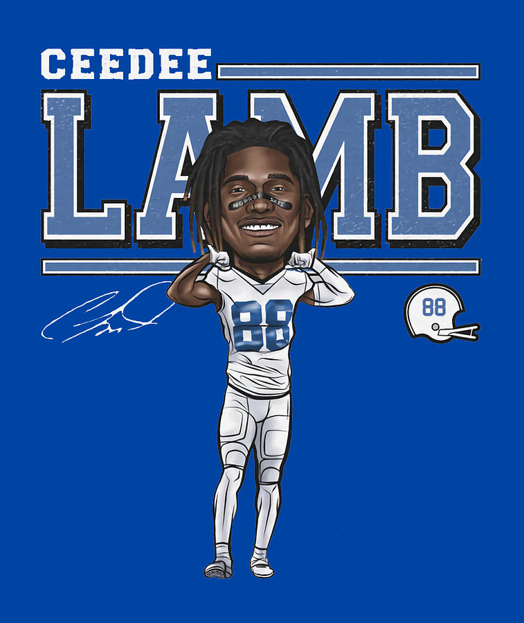 Ceedee Lamb Cartoon Digital Art By Kelvin Kent Fine Art America