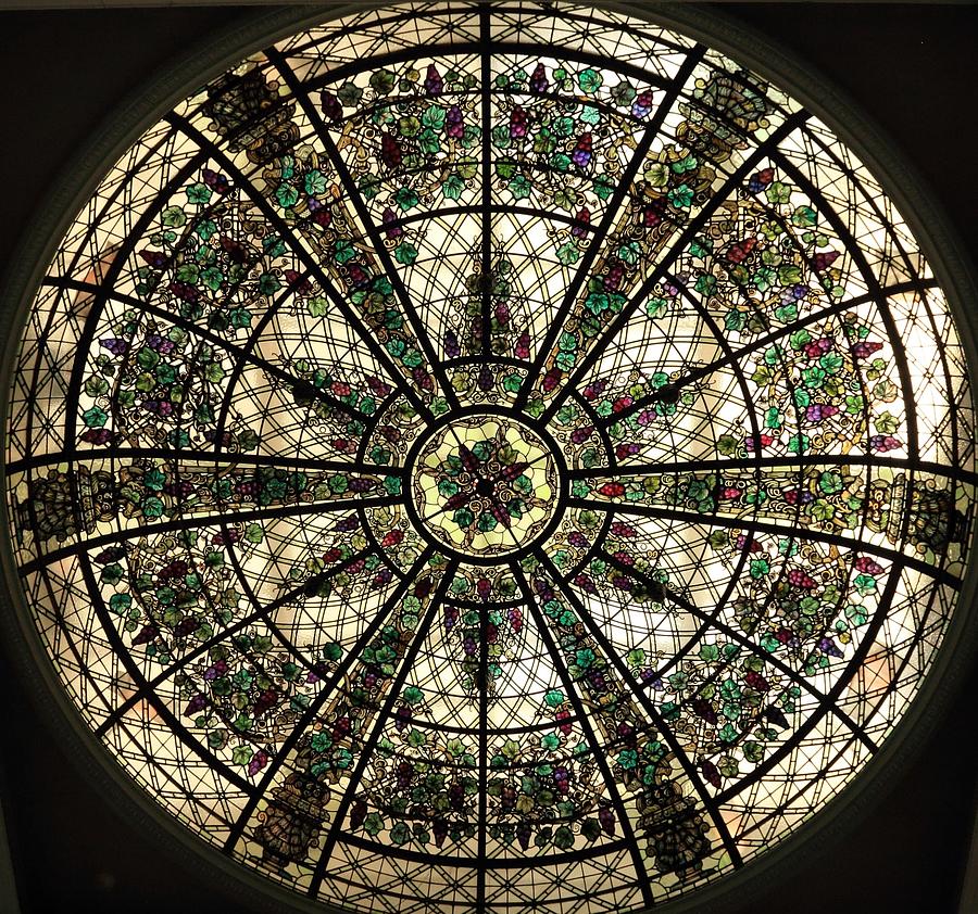 Ceiling Dome in Casa Loma Photograph by Mingming Jiang