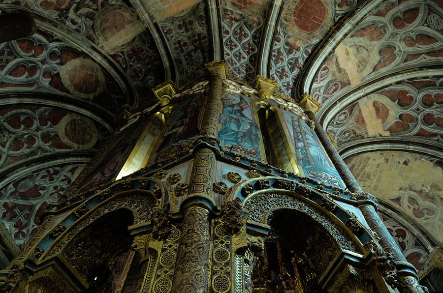 Ceiling of Convento de Cristo in Tomar Photograph by Angelo DeVal