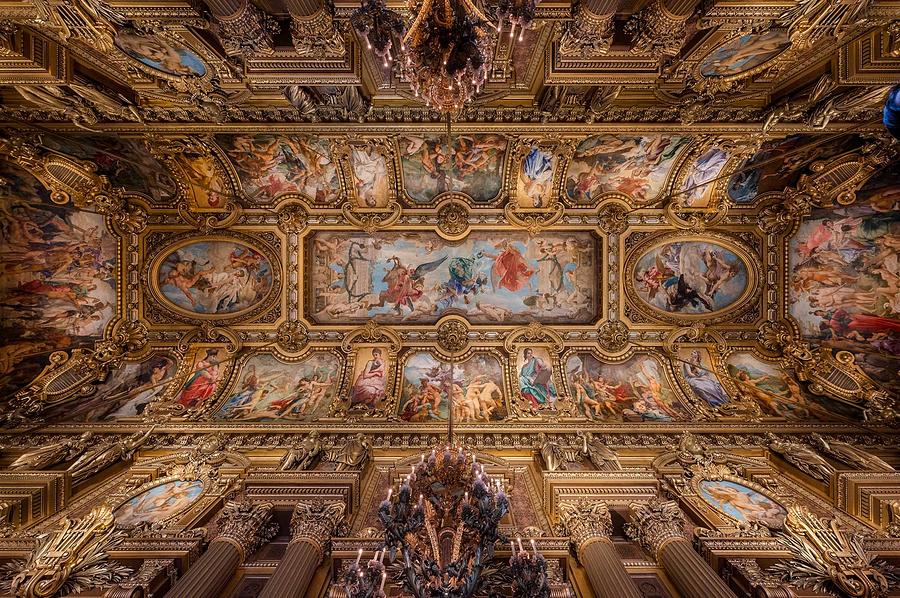 Ceiling of the Grand Foyer Photograph by Dave Koch