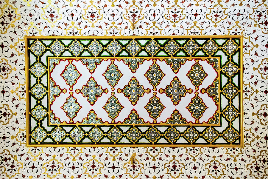 Ceiling painting from Junagarh, Bikaner. India Photograph by Lie Yim