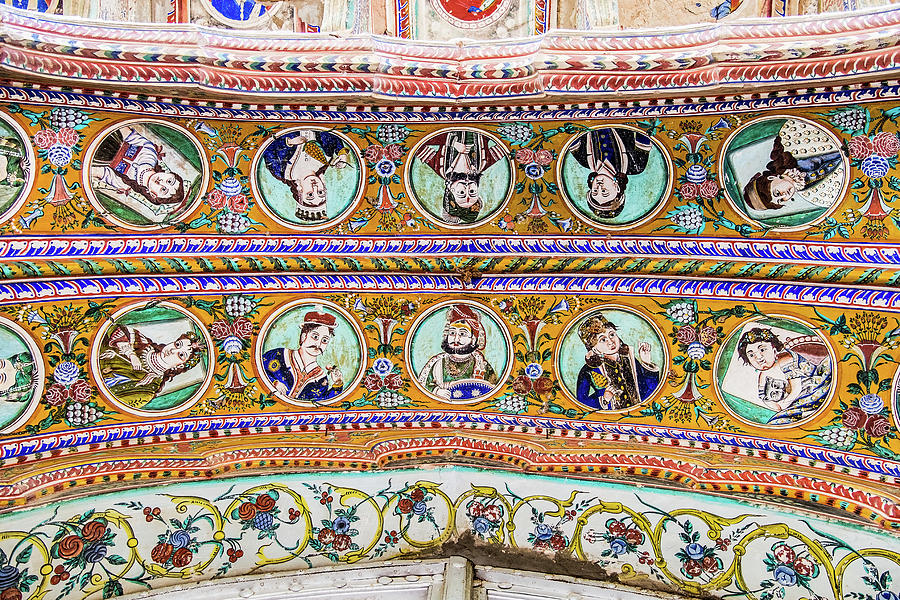Ceiling Painting from Nawalgarh, Rajasthan Photograph by Lie Yim